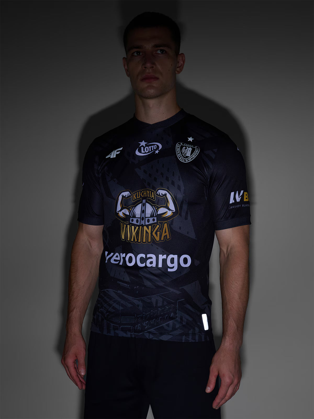 Trzecia koszulka klubowa z sezonu 2024/25 męska 4F x Piast Gliwice