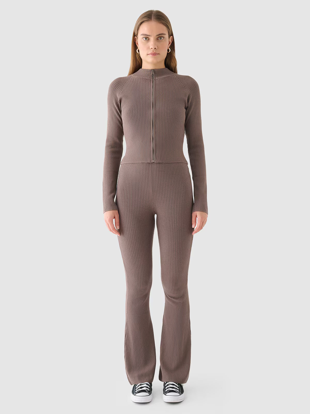 Sweter rozpinany z wiskozą damski Outhorn