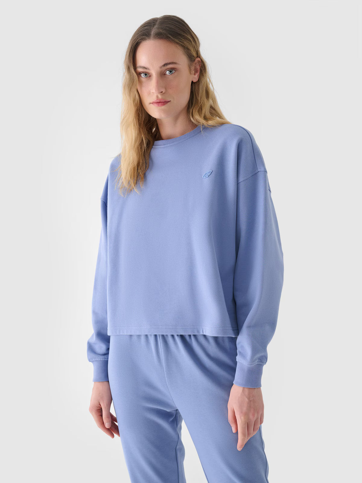 Bluza dresowa nierozpinana bez kaptura damska