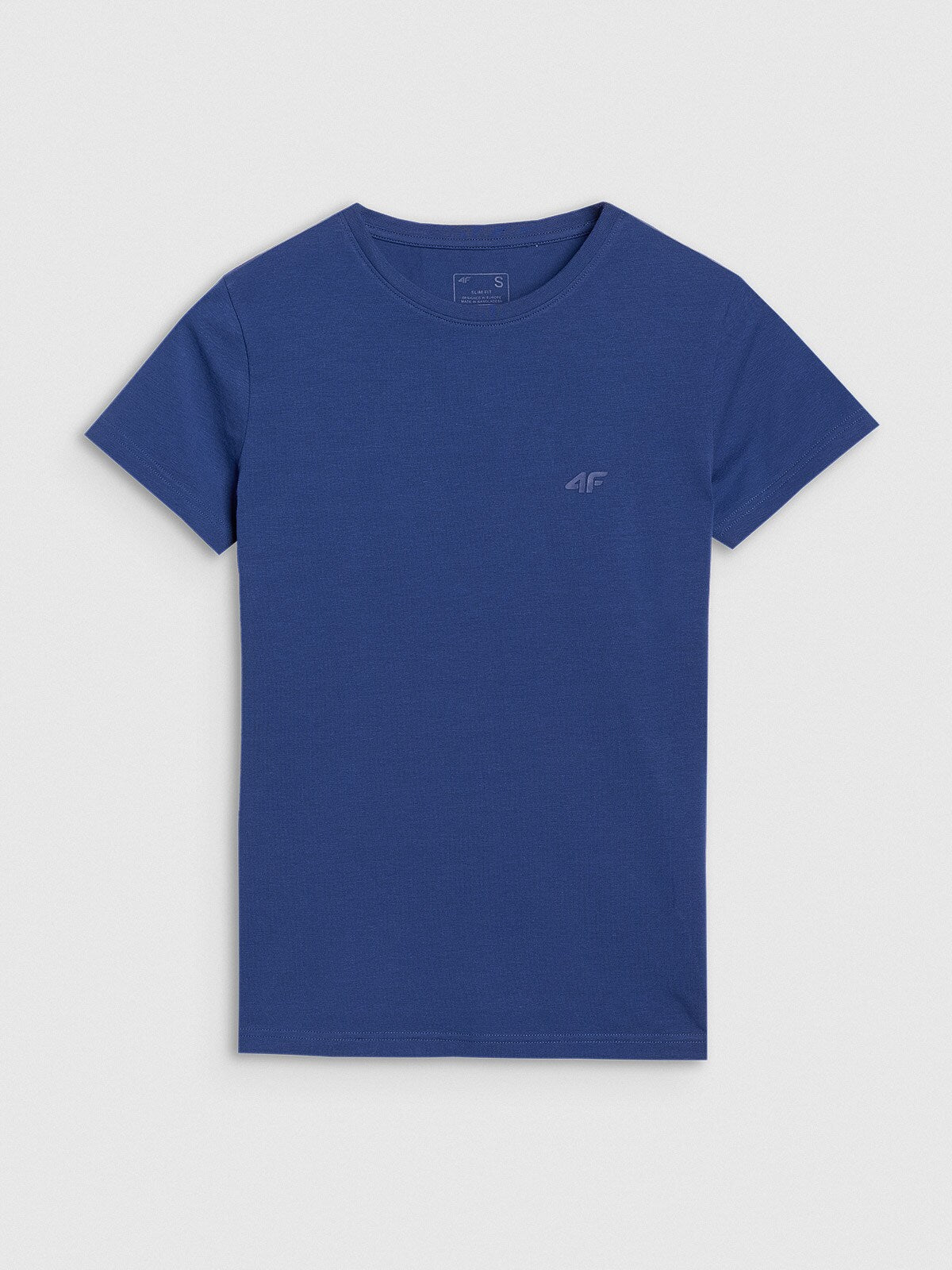T-shirt slim gładki damski