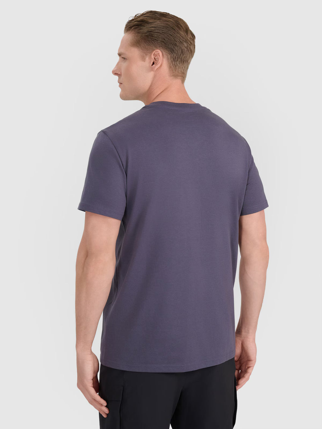 T-shirt regular z nadrukiem męski