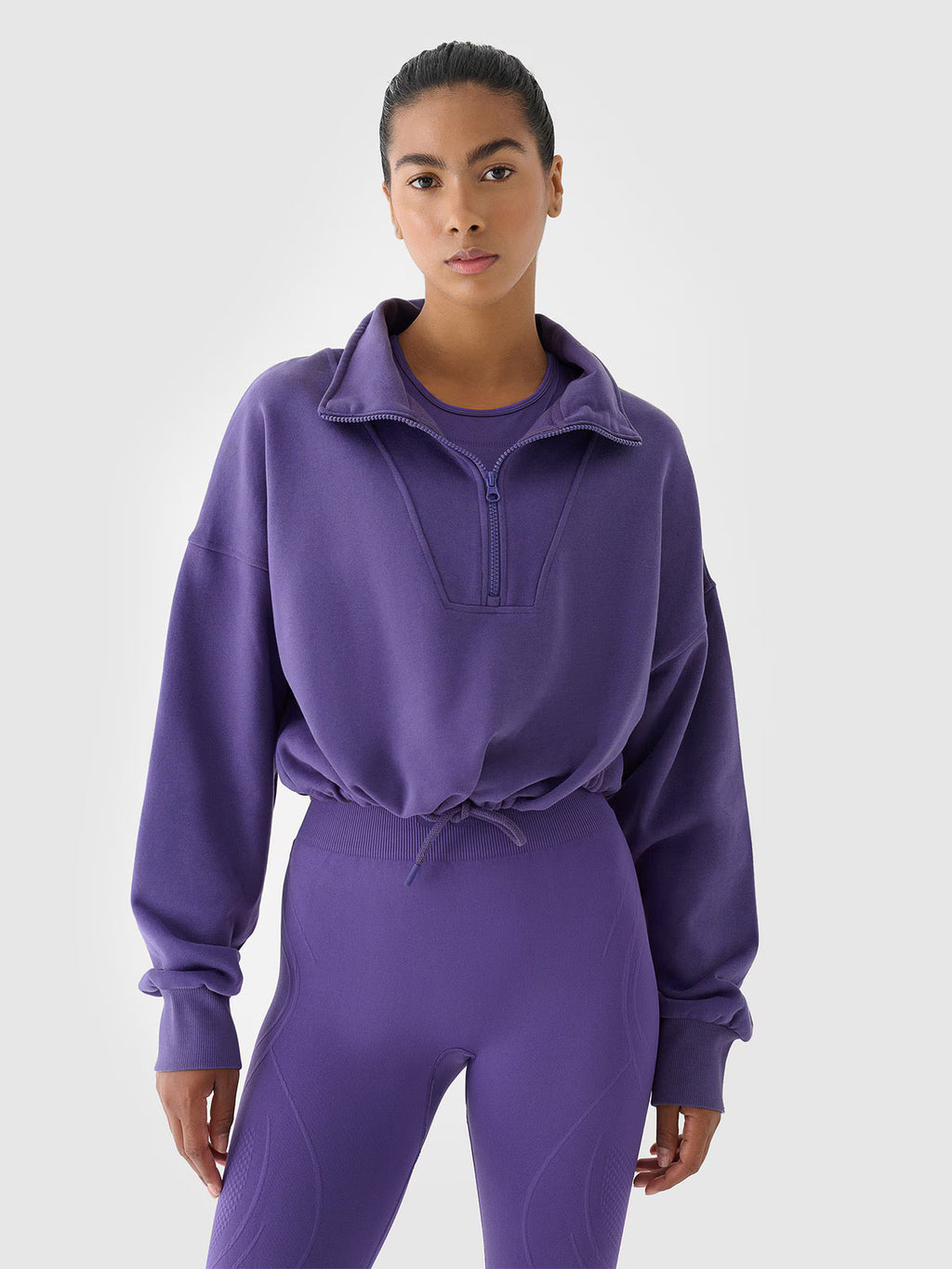 Bluza dresowa bez kaptura damska 4F x Anna Lewandowska
