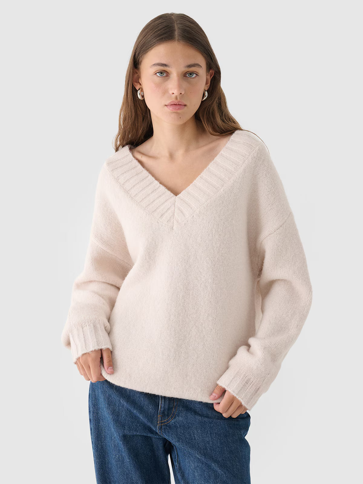 Sweter z wełną i alpaką damski Outhorn