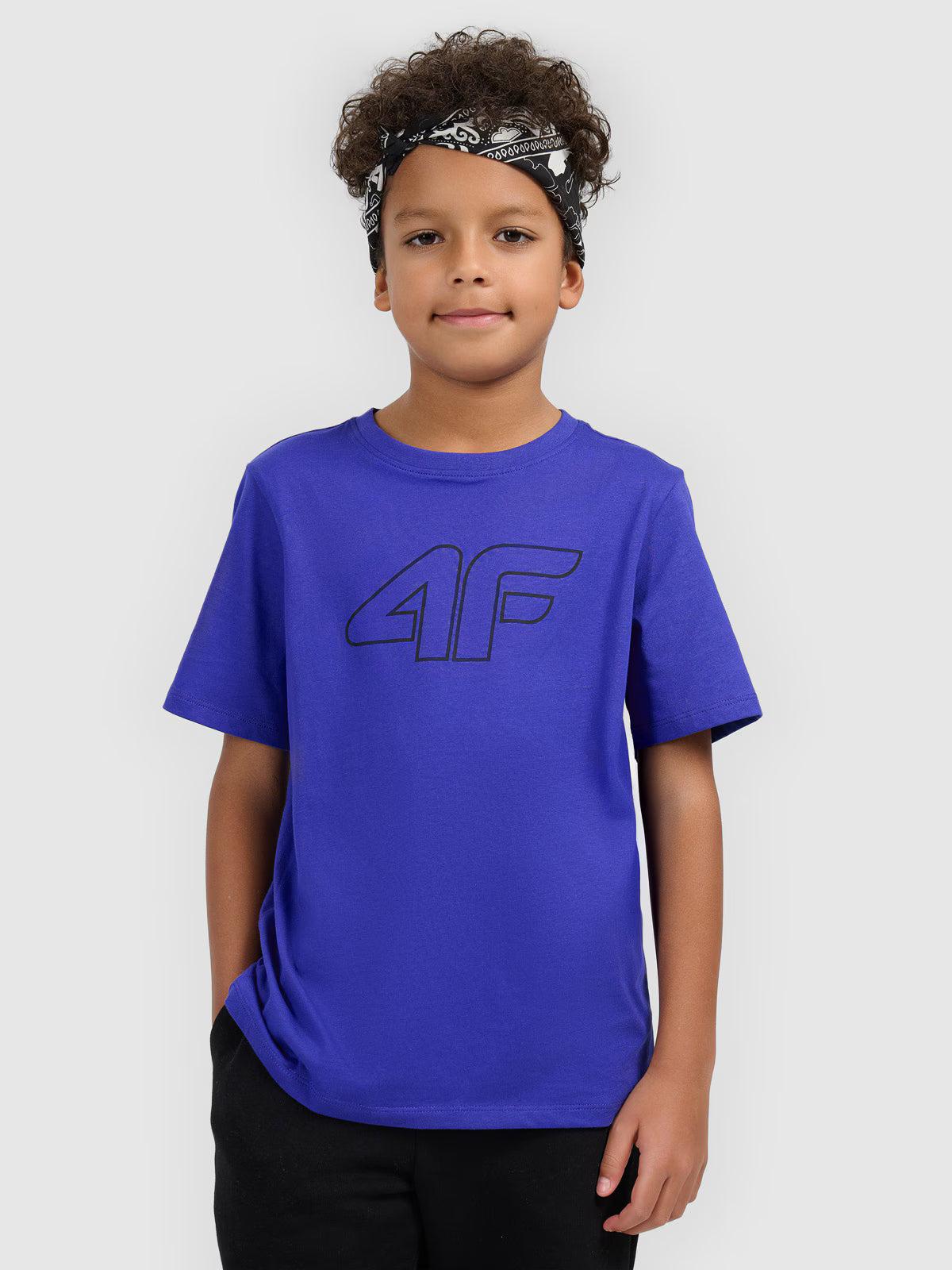 T-shirt regular z nadrukiem chłopięcy