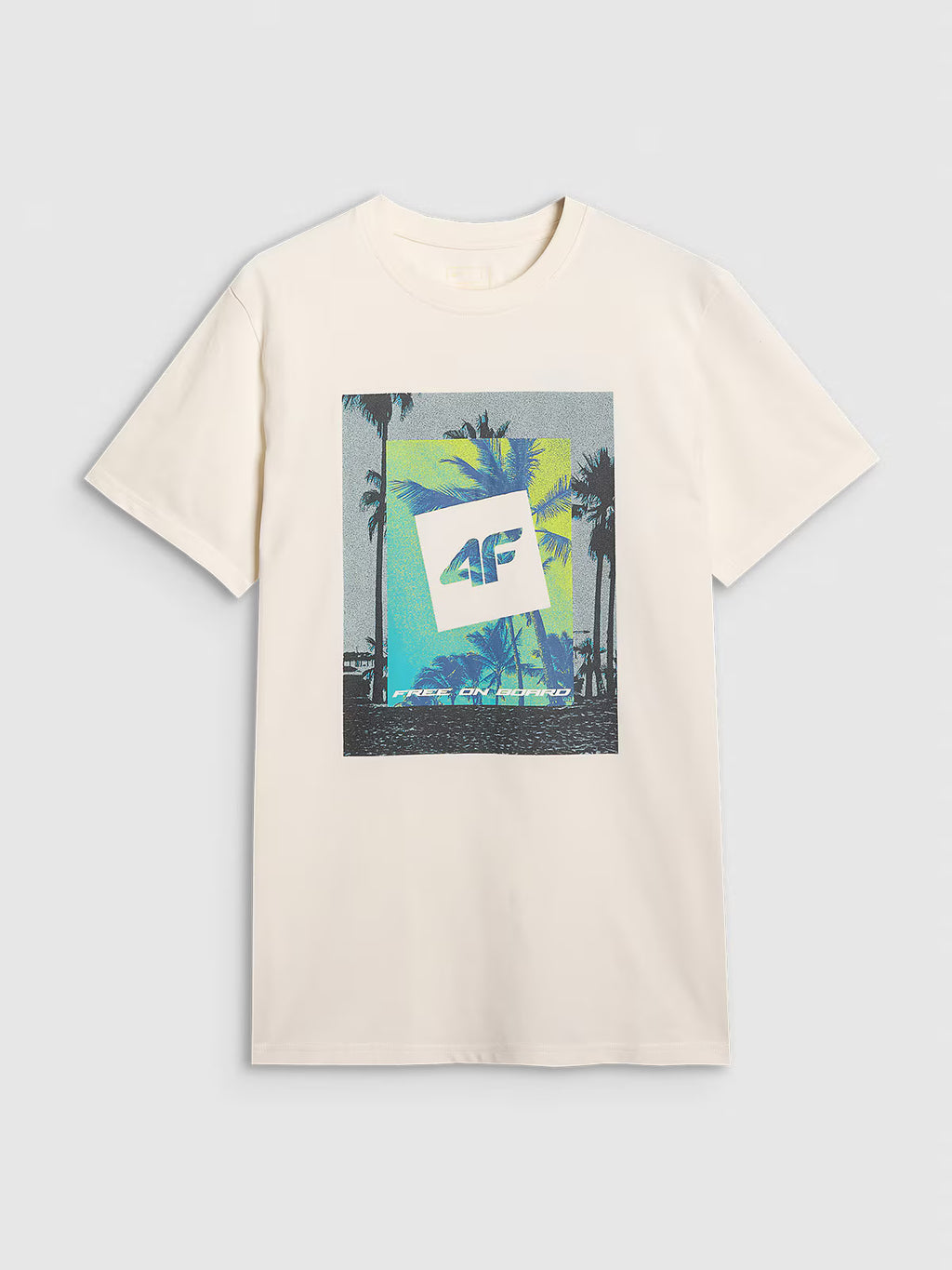T-shirt regular z nadrukiem męski