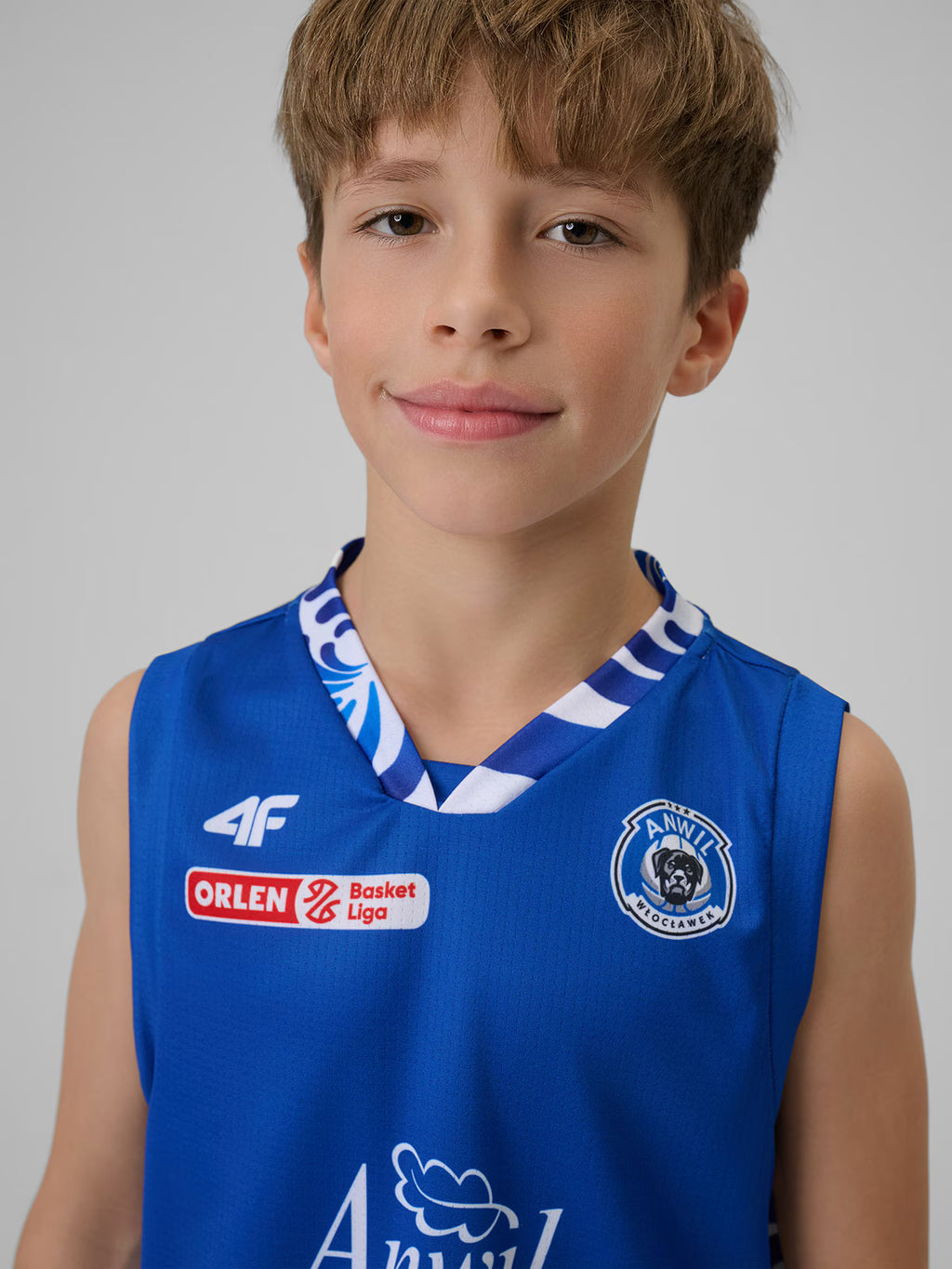 Koszulka meczowa replika wyjazdowa z sezonu 2025/26 dziecięca 4F x Anwil Włocławek
