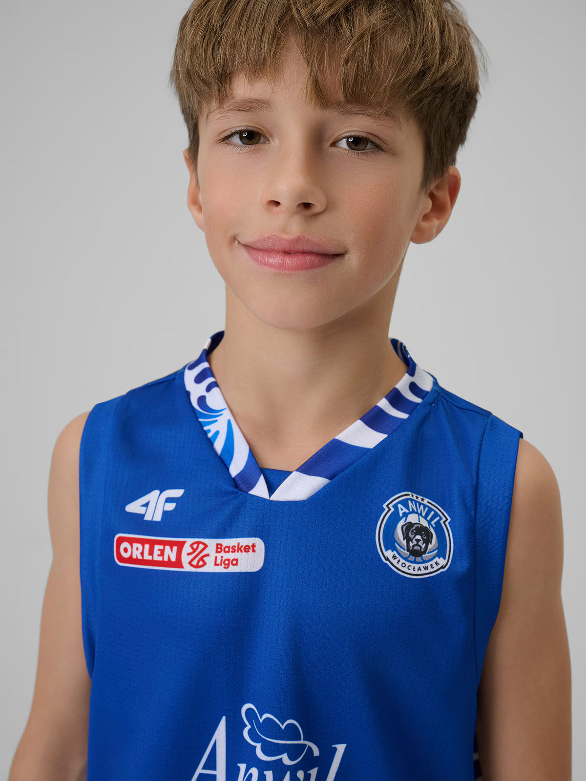 Koszulka meczowa replika wyjazdowa z sezonu 2025/26 dziecięca 4F x Anwil Włocławek