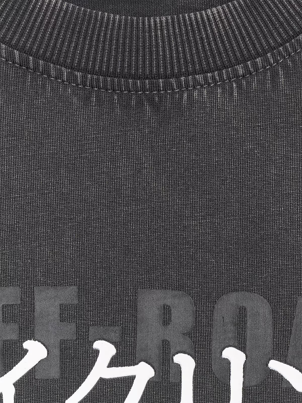Longsleeve oversize z nadrukiem chłopięcy