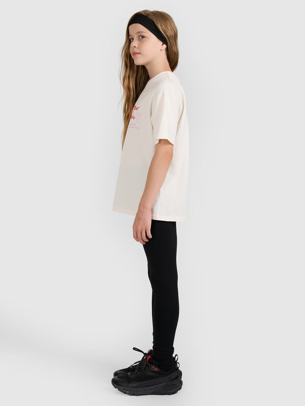 T-shirt regular z nadrukiem dziewczęcy