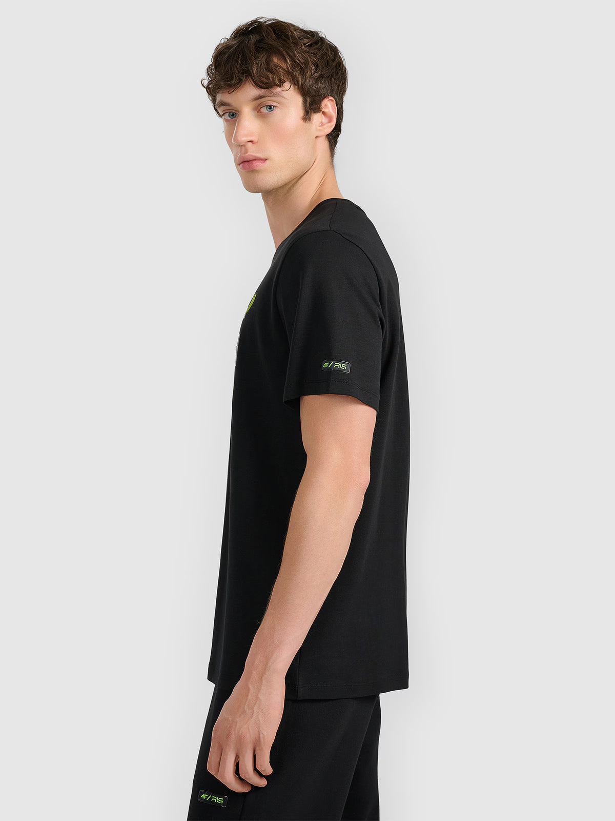 T-shirt regular z nadrukiem męski 4F x Robert Lewandowski