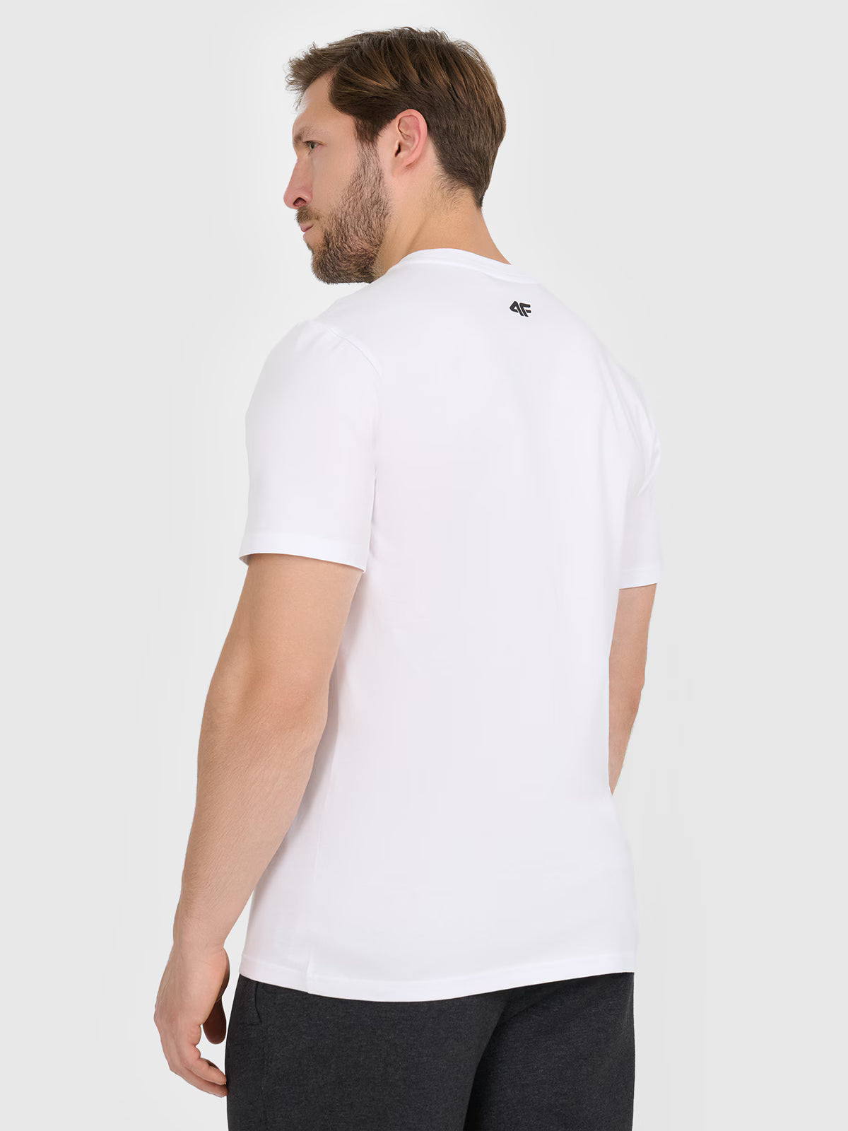 T-shirt regular z nadrukiem męski