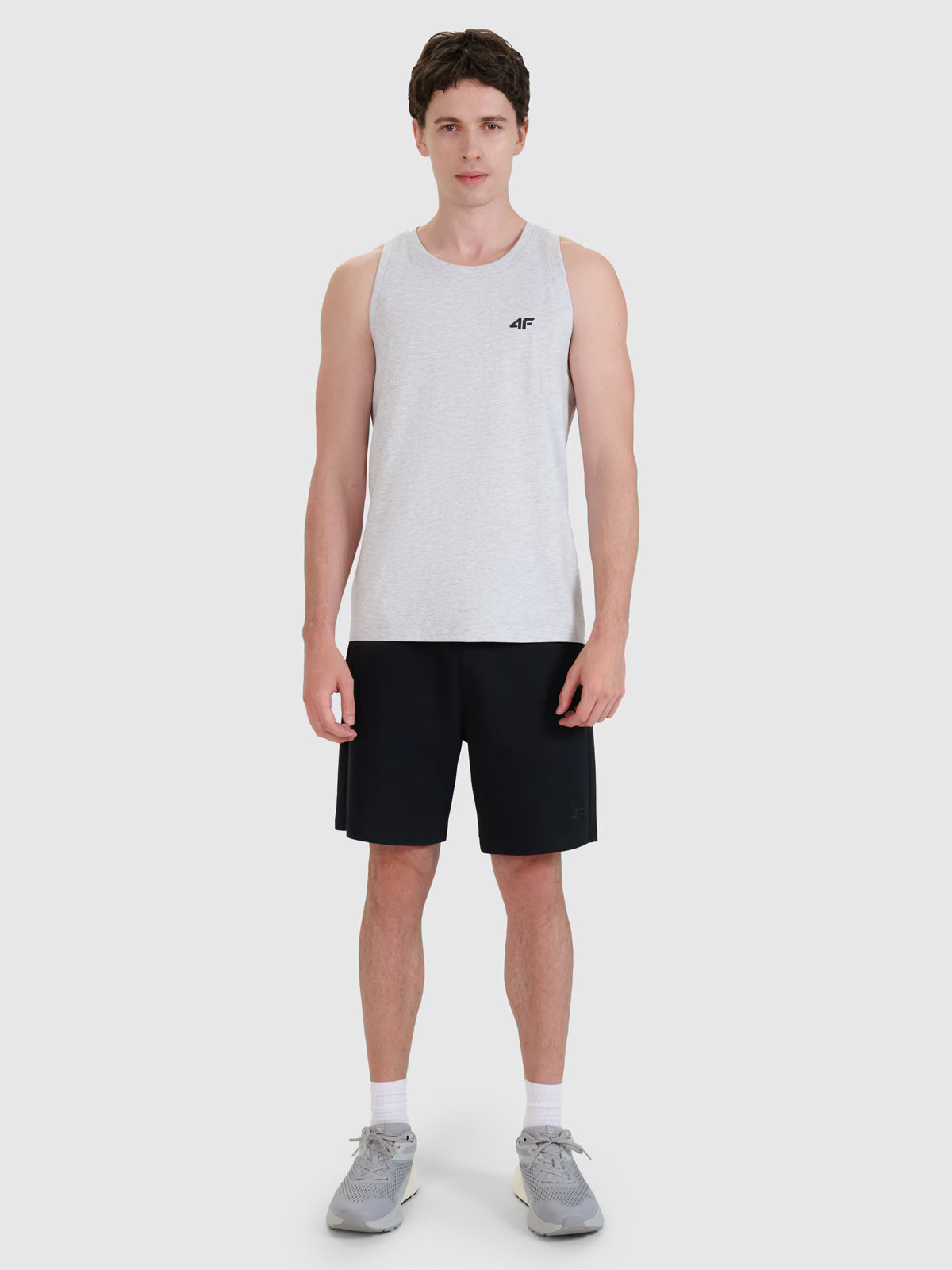 Tank top regular gładki męski