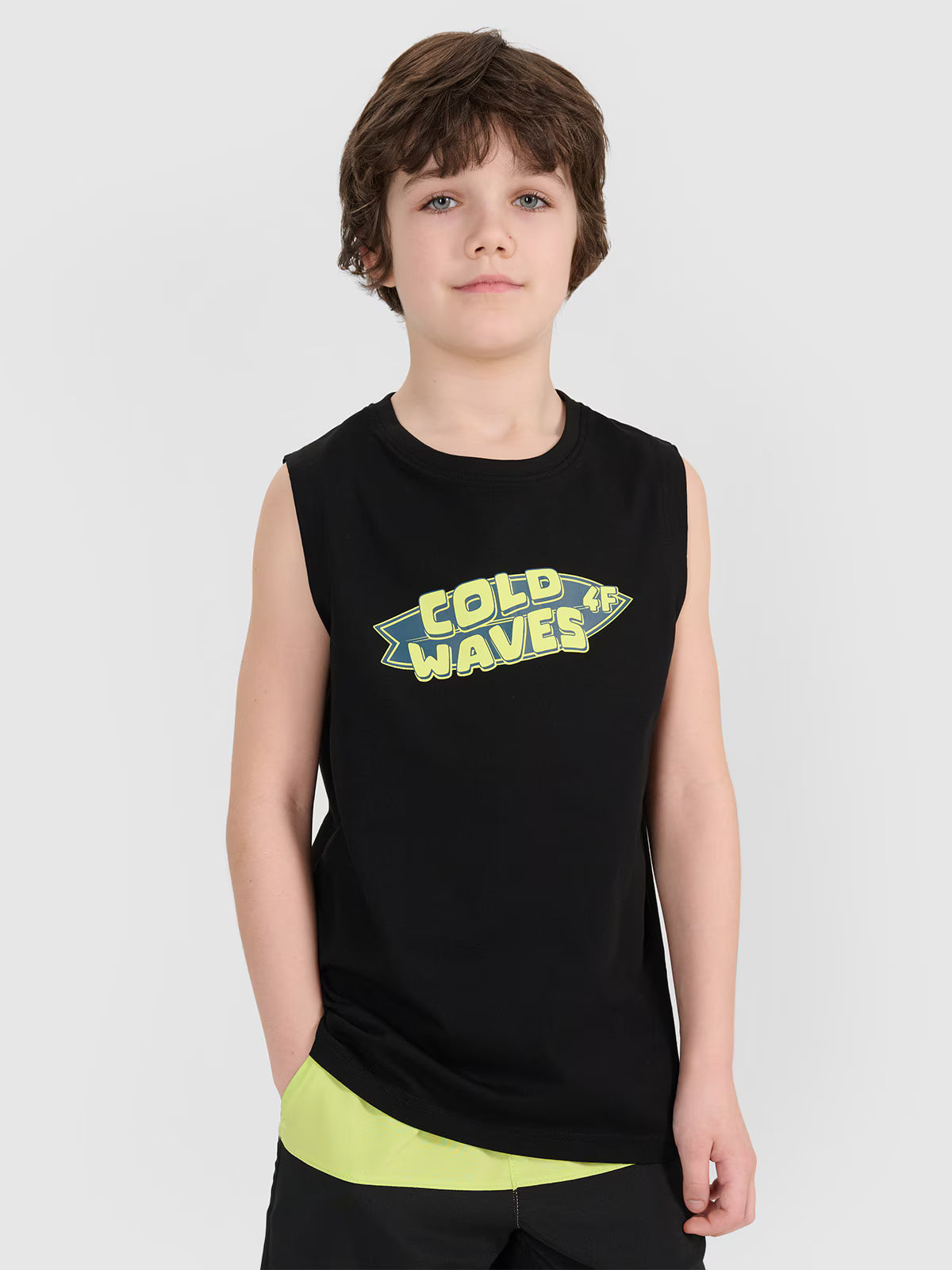 Tank top regular z nadrukiem chłopięcy
