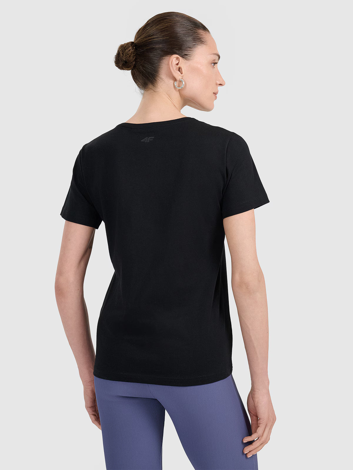 T-shirt regular z nadrukiem damski