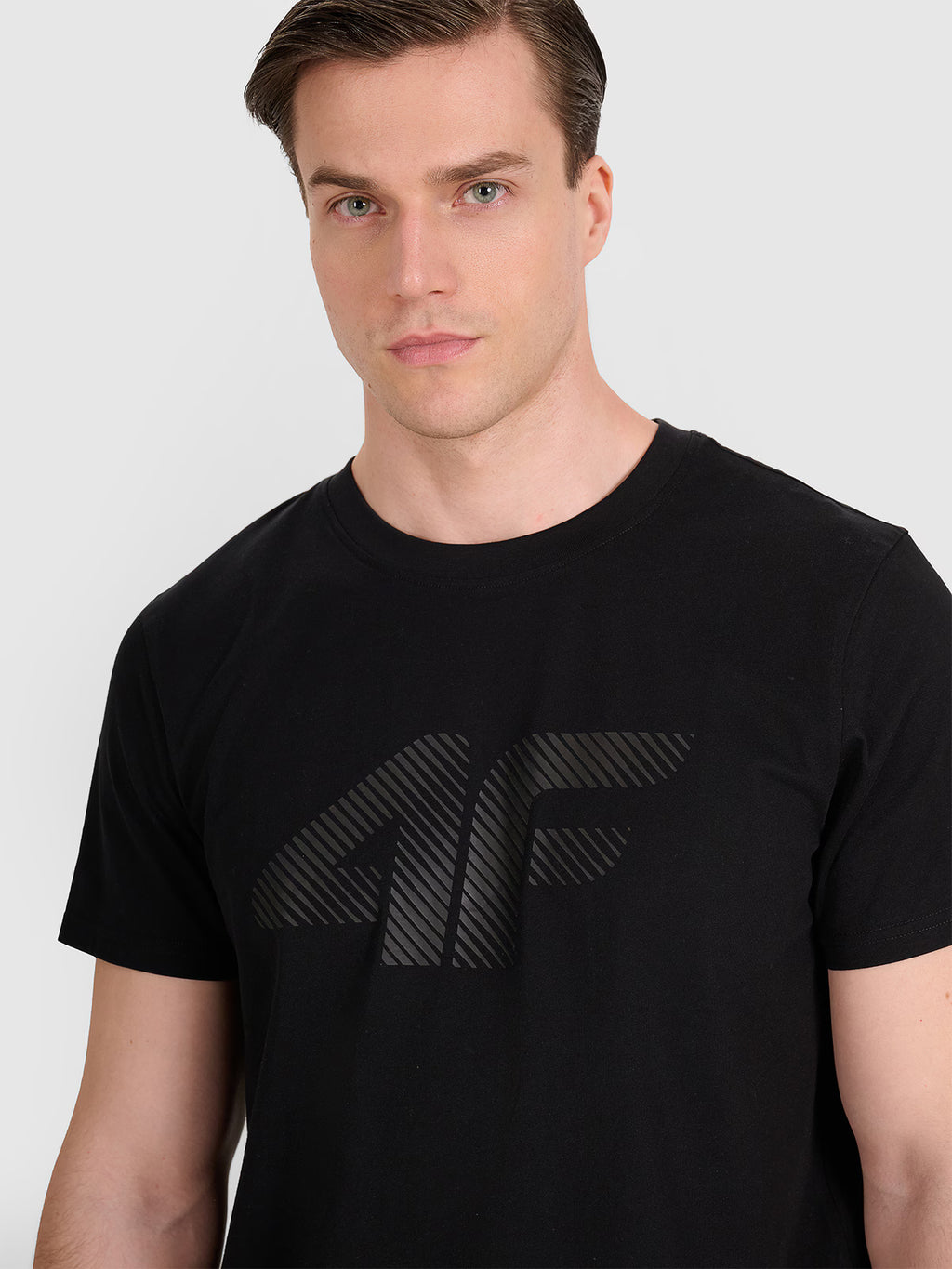 T-shirt regular z nadrukiem męski