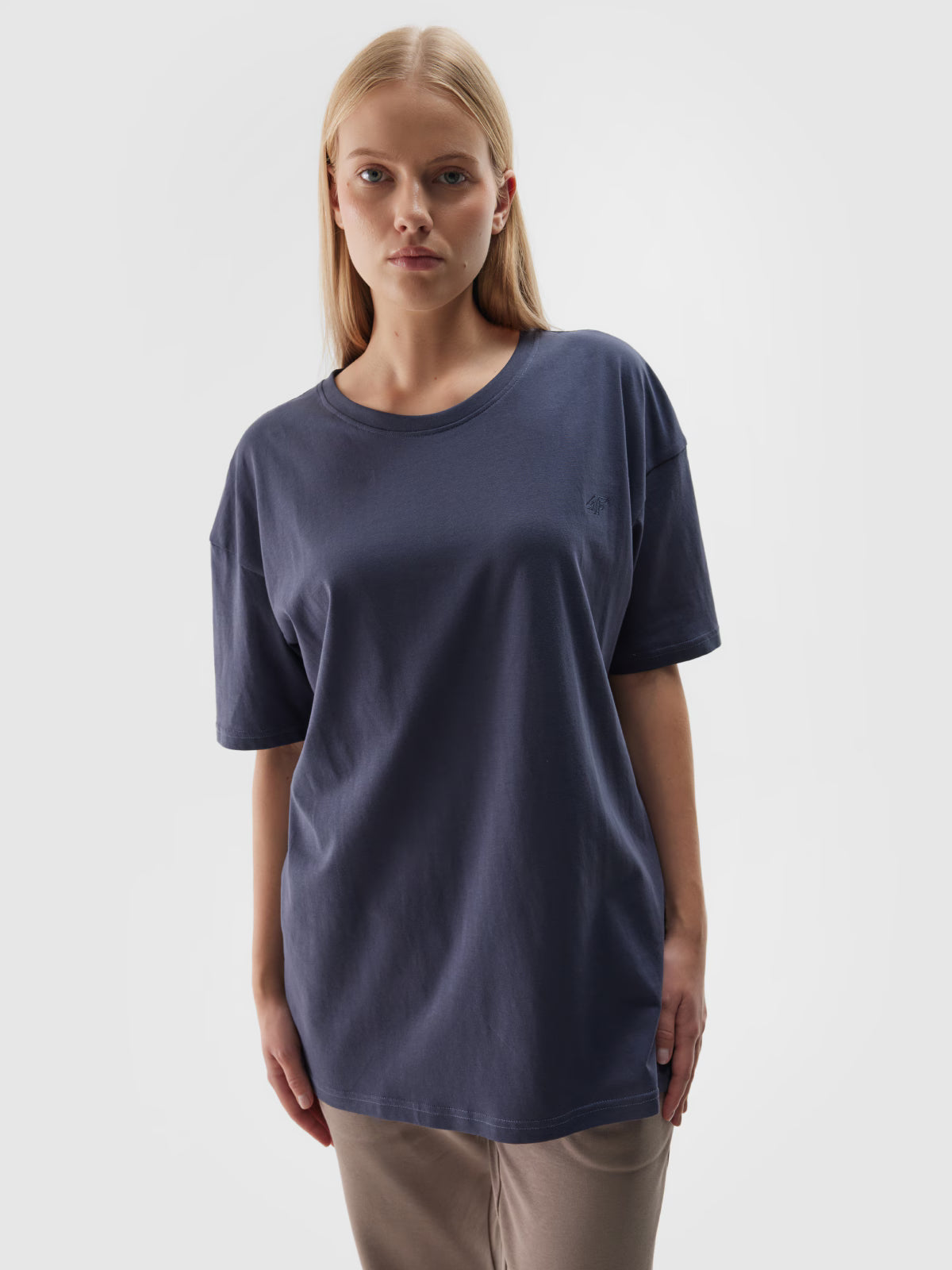 T-shirt oversize gładki uniseks