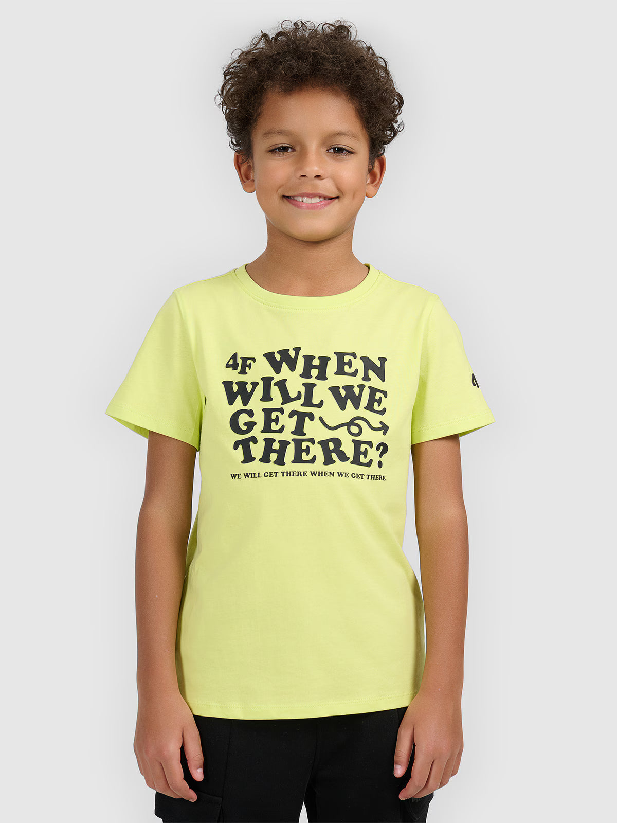 T-shirt regular z nadrukiem chłopięcy