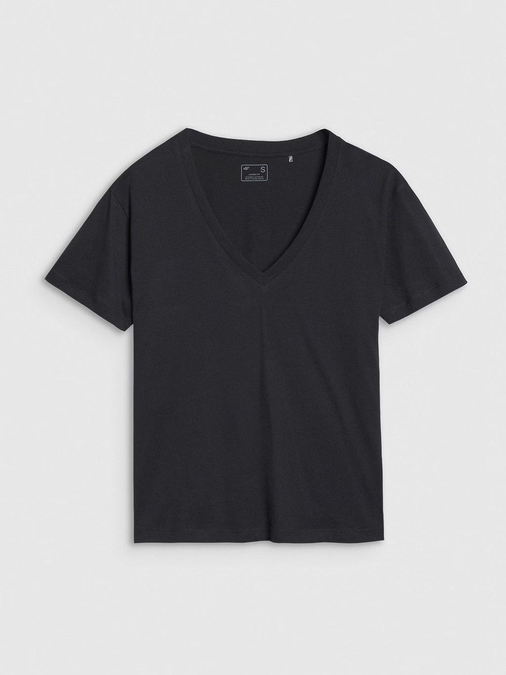 T-shirt oversize z modalem damski