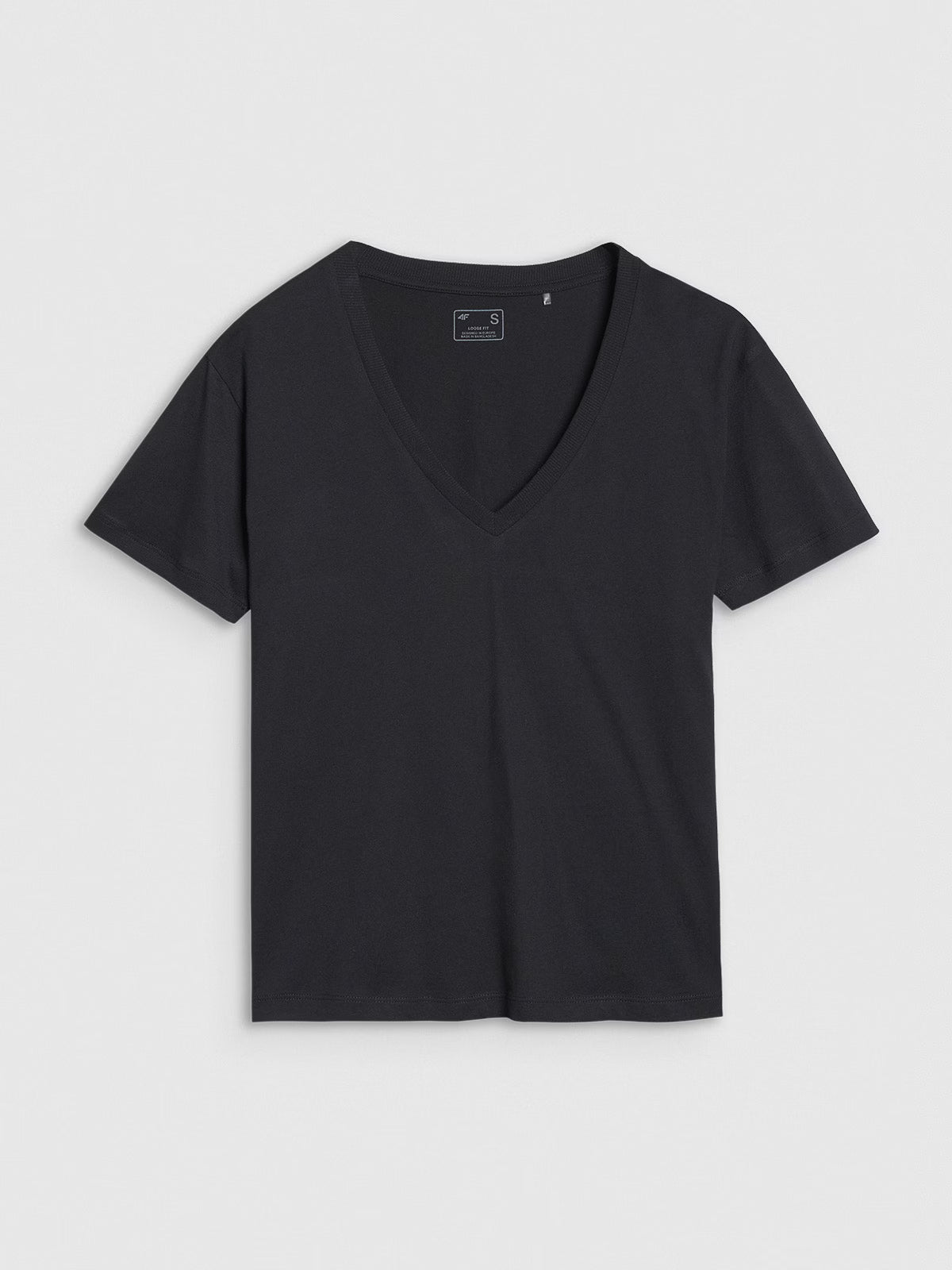 T-shirt oversize z modalem damski