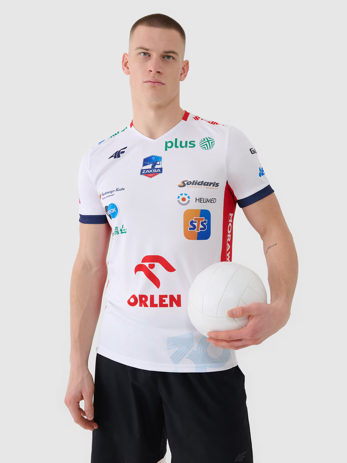 Koszulka meczowa replika wyjazdowa z sezonu 2024/25 męska 4F x Zaksa Kędzierzyn Koźle