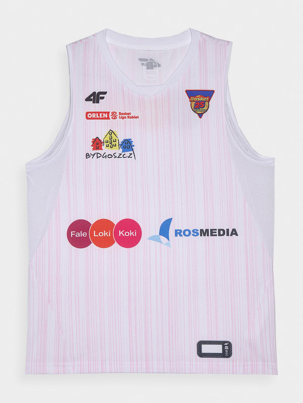 Tank top replika domowy z sezonu 2023/24 dziecięcy 4F x KS Basket 25 Bydgoszcz