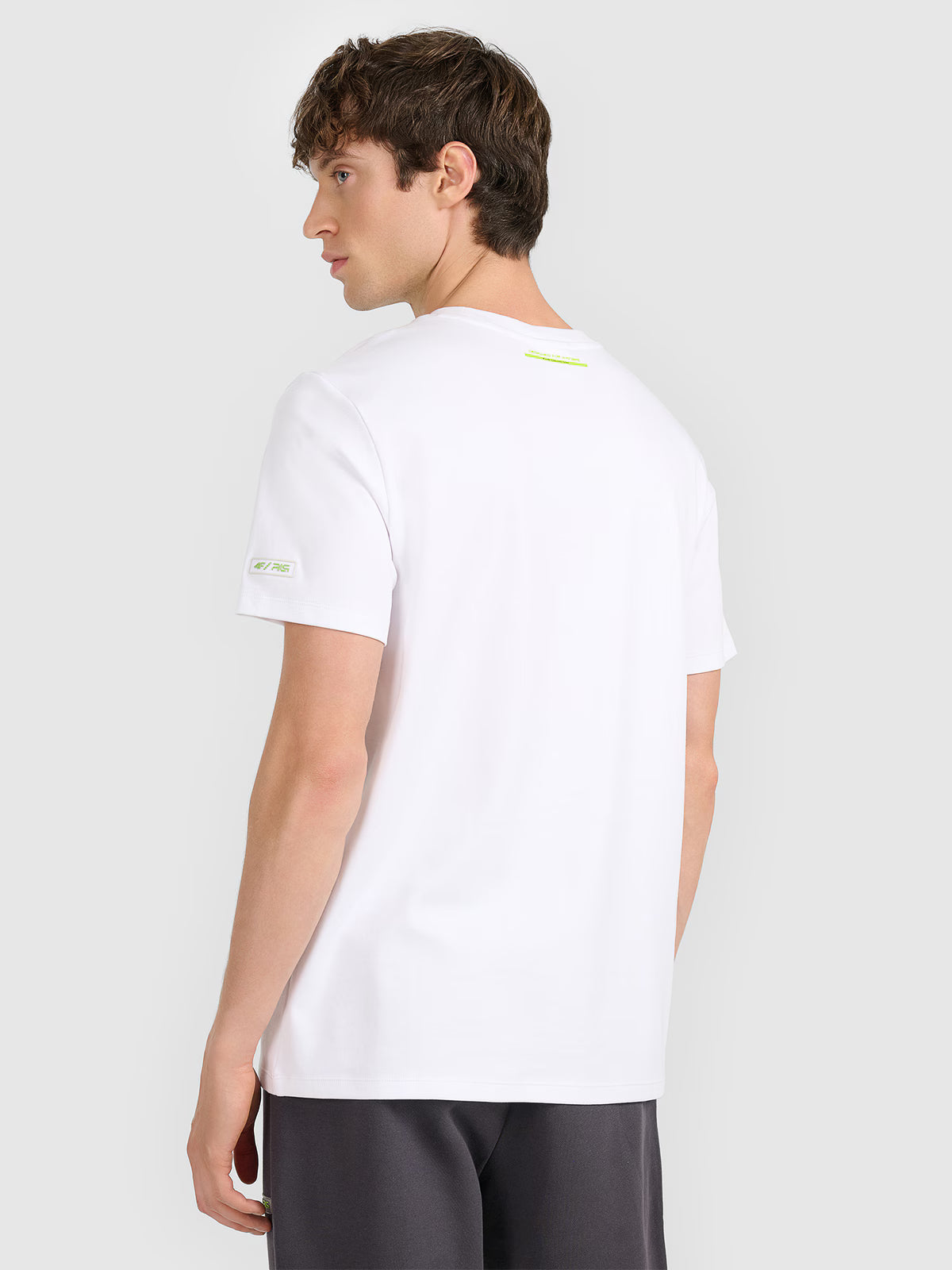 T-shirt regular z nadrukiem męski 4F x Robert Lewandowski