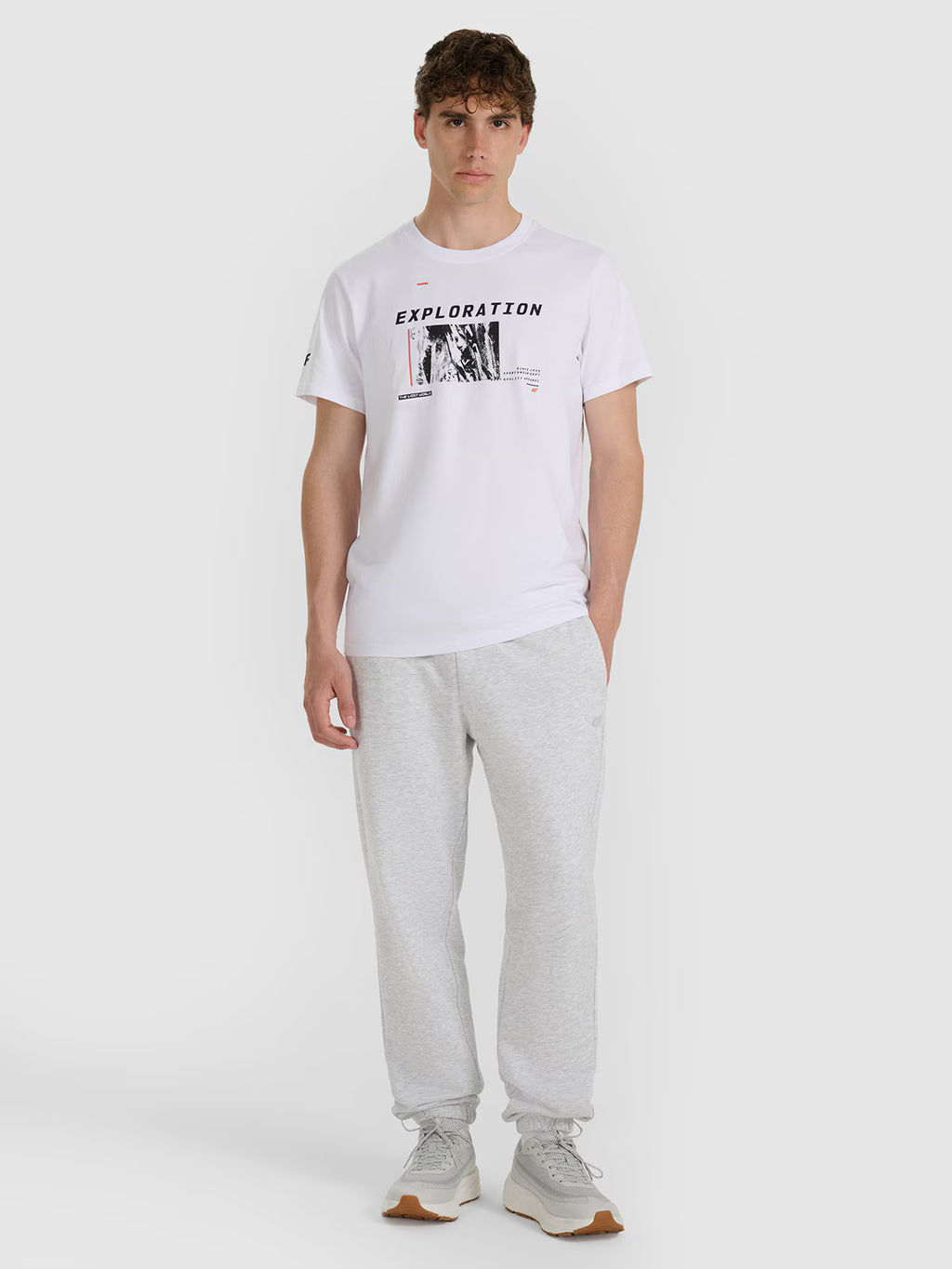 T-shirt regular z nadrukiem męski