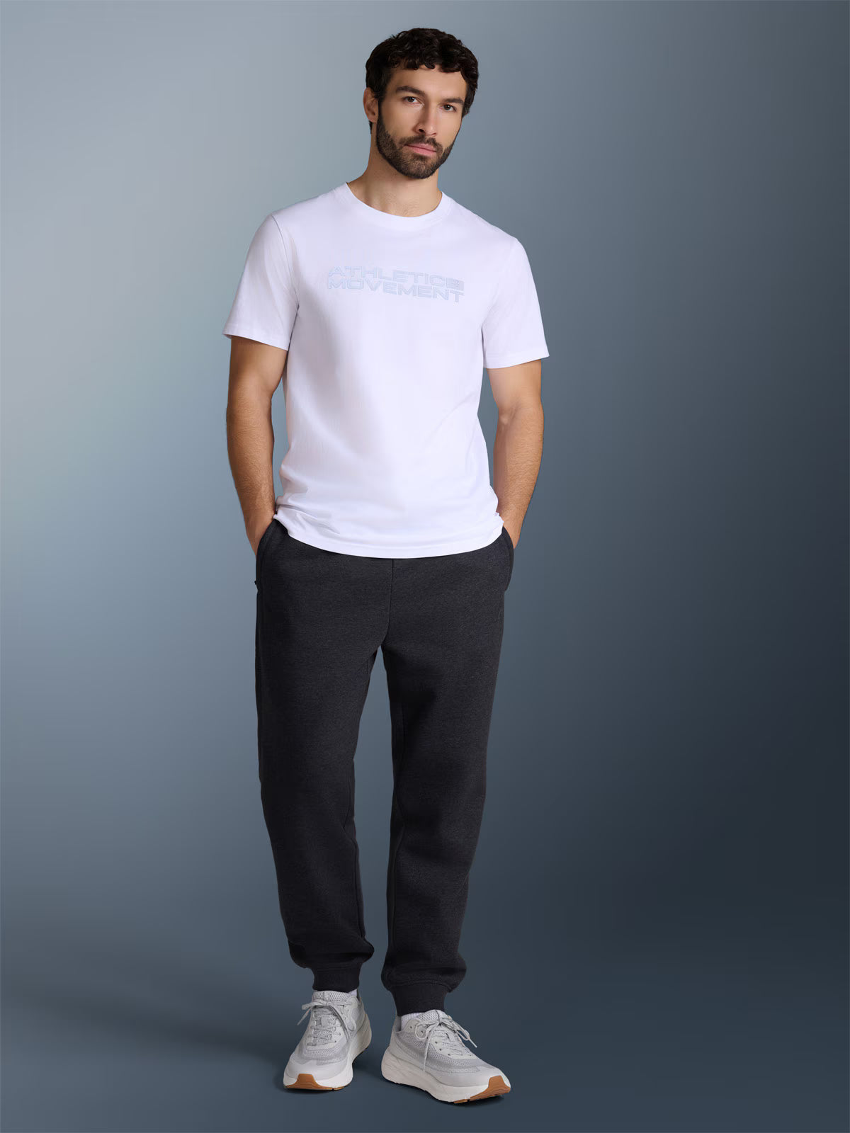 T-shirt regular z nadrukiem męski