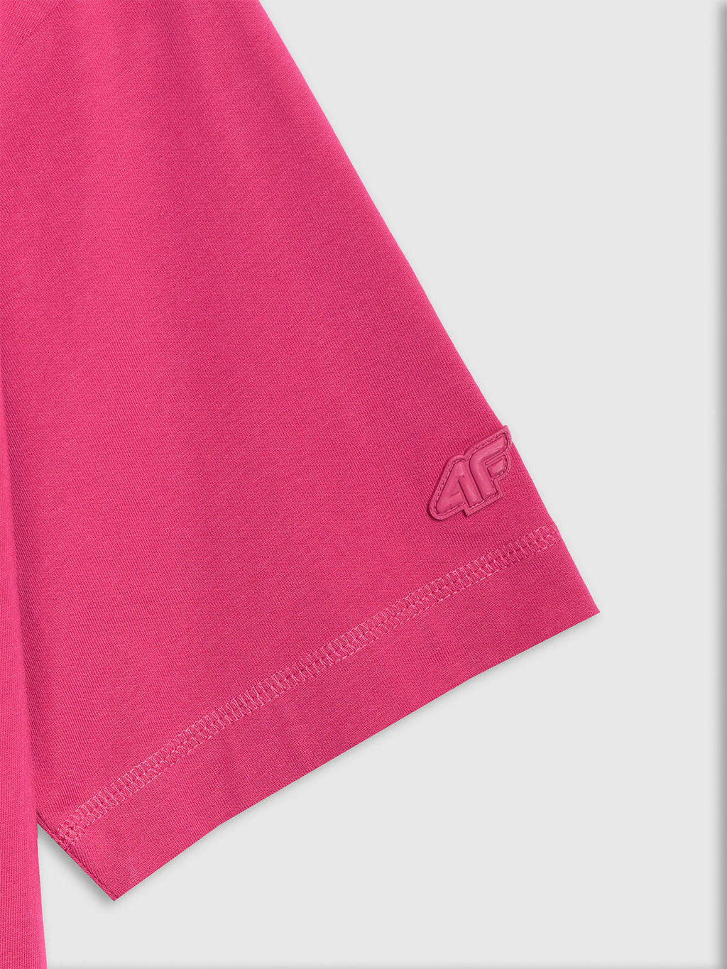 T-shirt oversize gładki damski