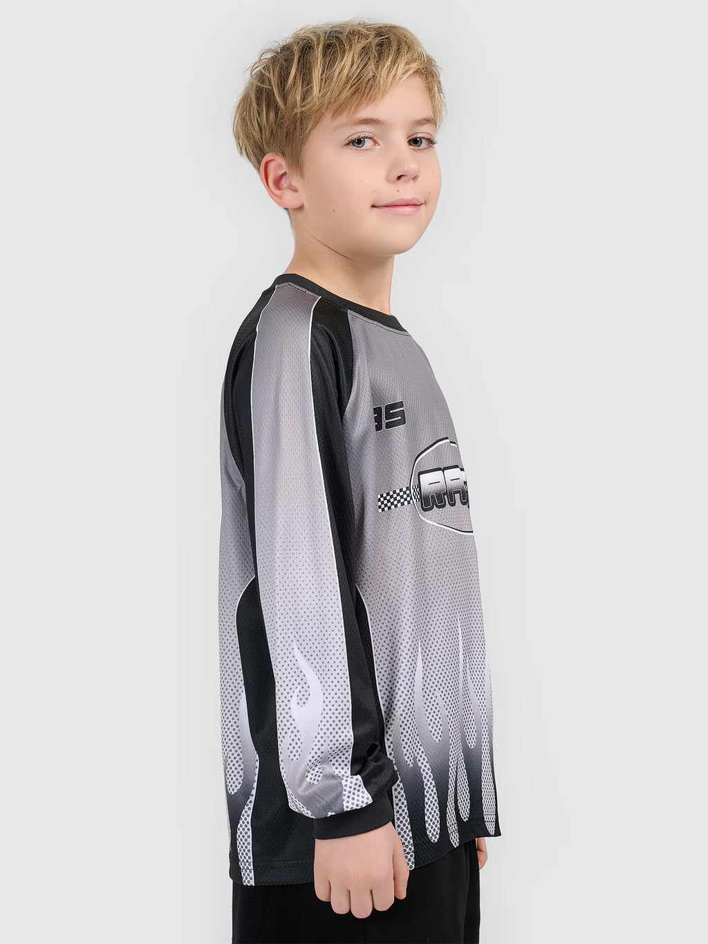 Longsleeve loose szybkoschnący chłopięcy