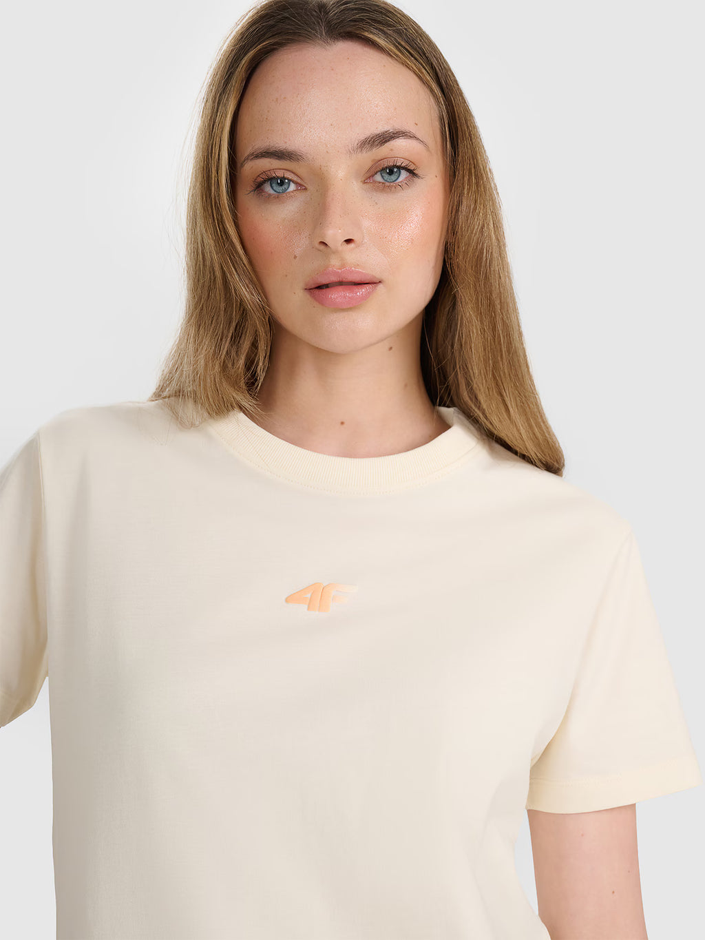 T-shirt oversize z nadrukiem damski