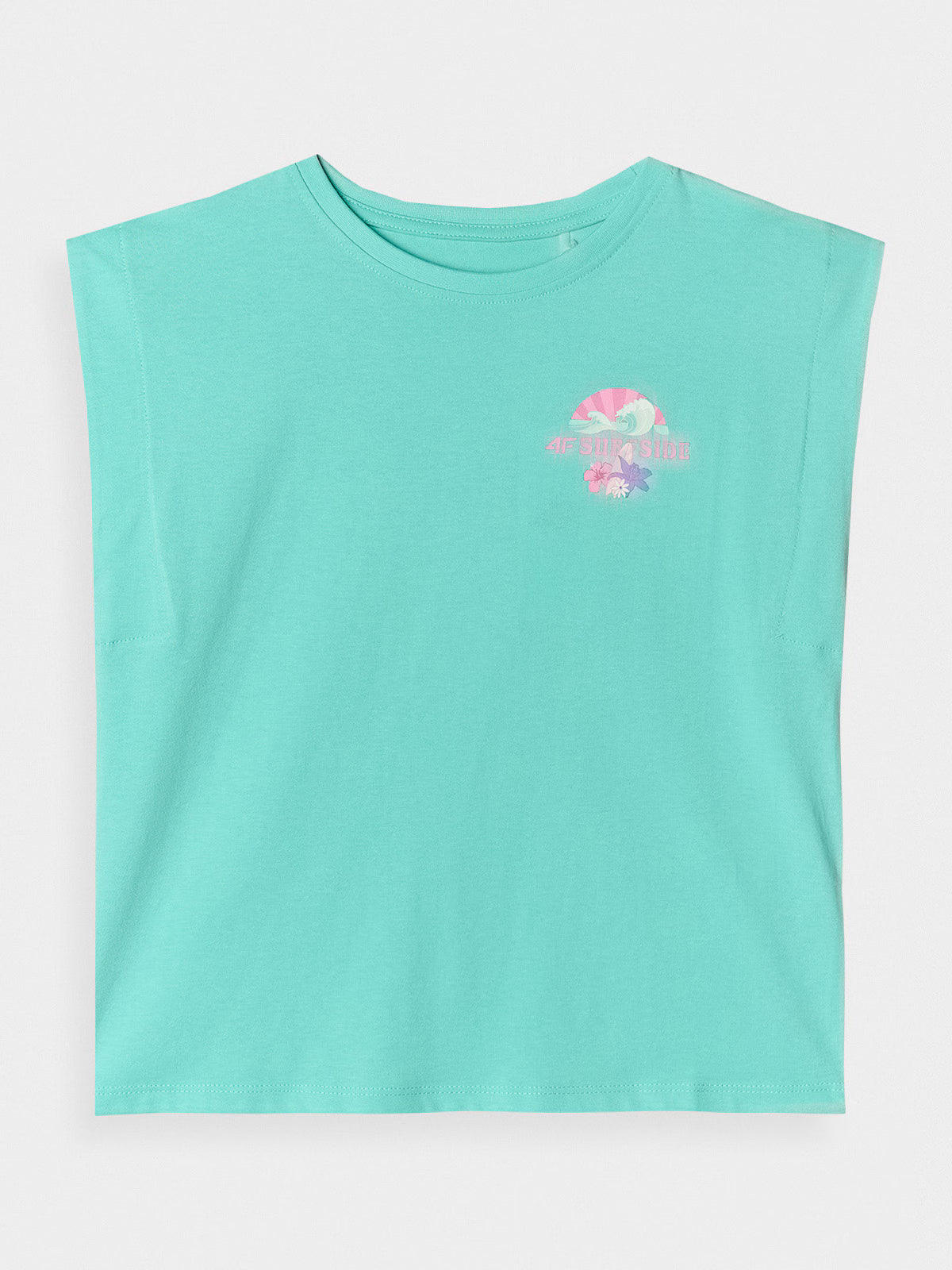 Top z nadrukiem dziewczęcy
