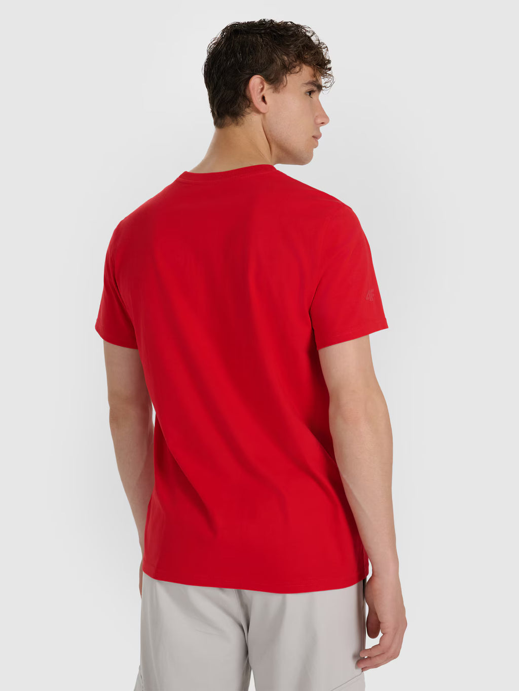 T-shirt regular z nadrukiem męski