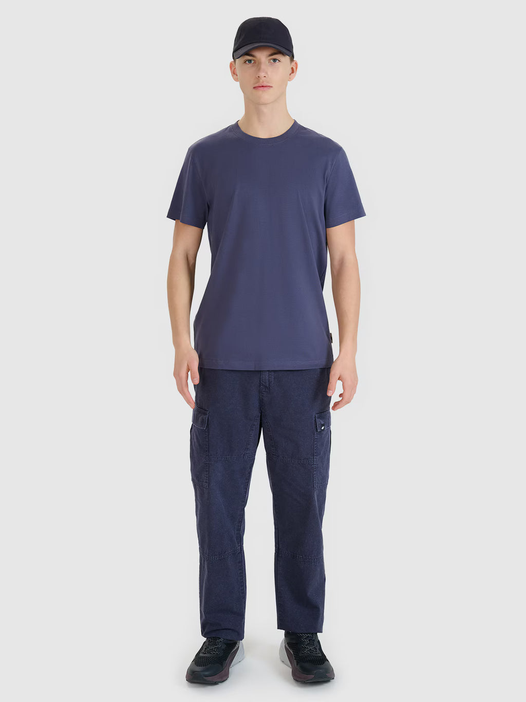 T-shirt regular z nadrukiem męski