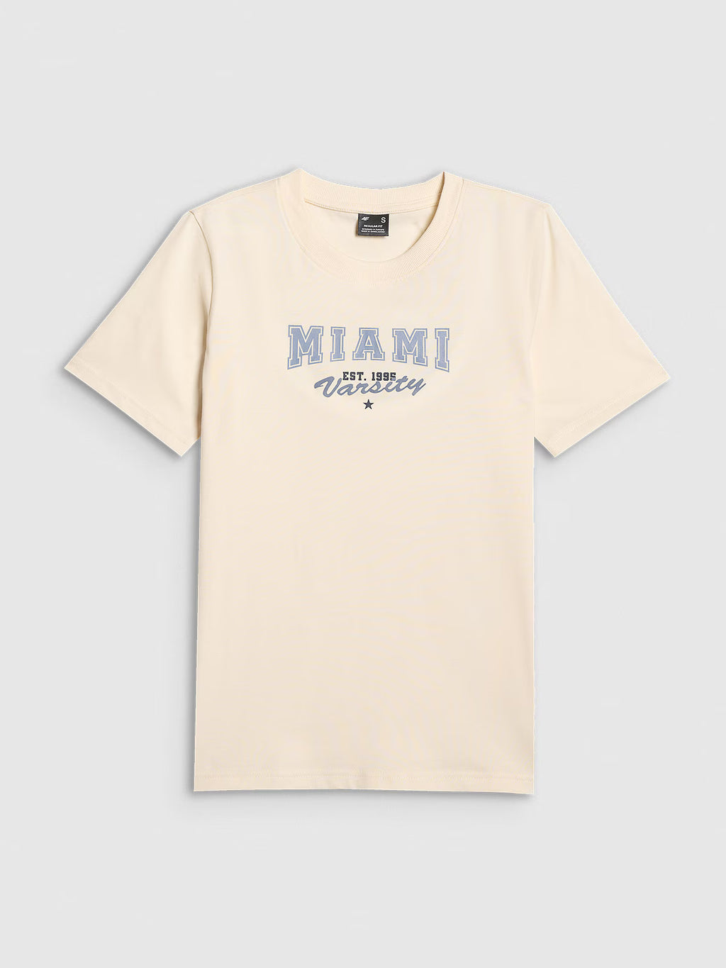 T-shirt regular z nadrukiem damski