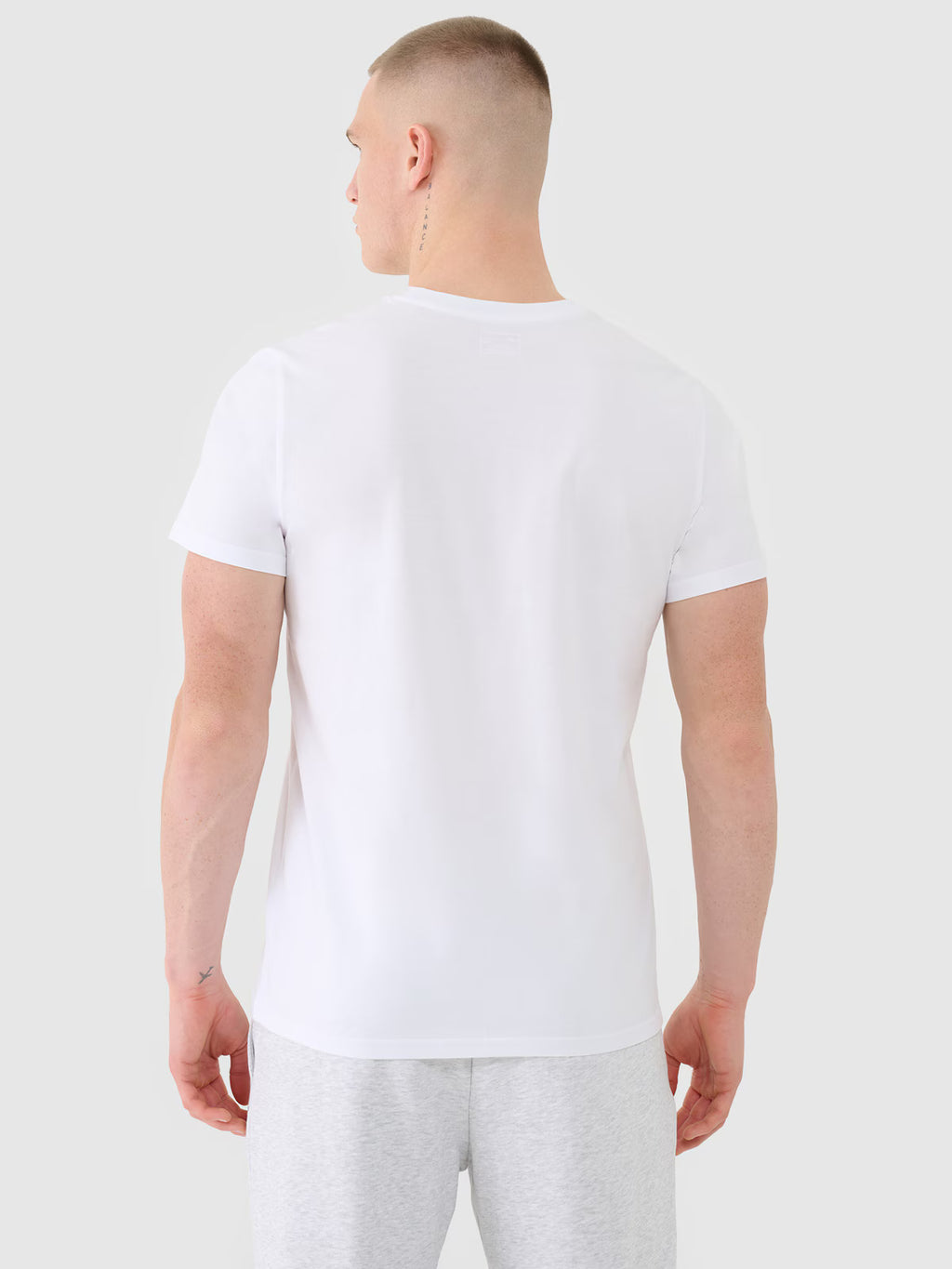 T-shirt regular gładki męski