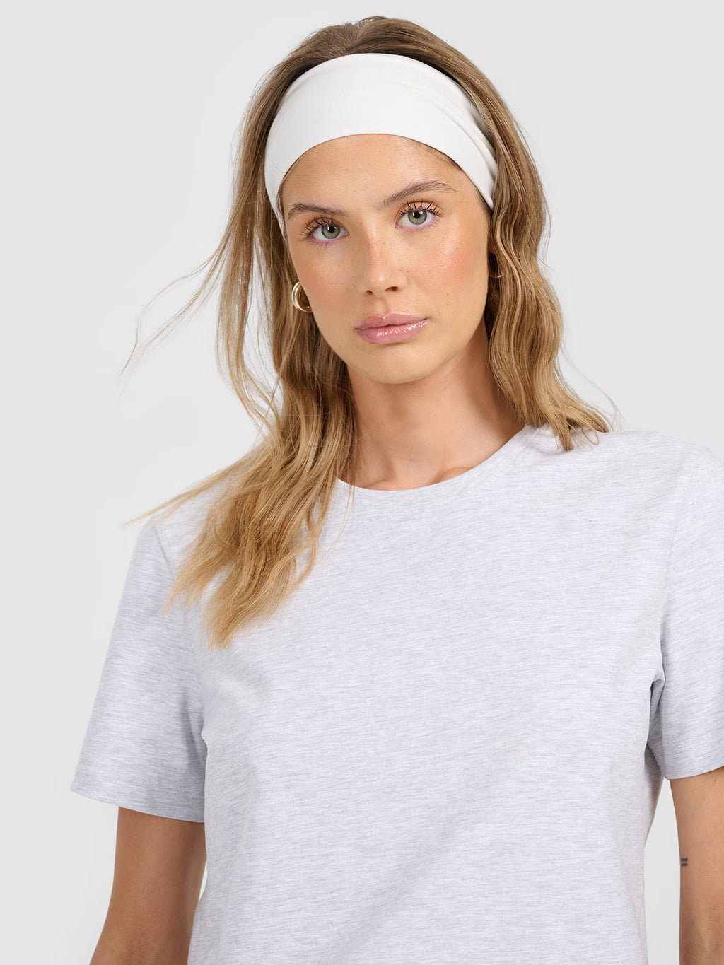 T-shirt regular gładki damski