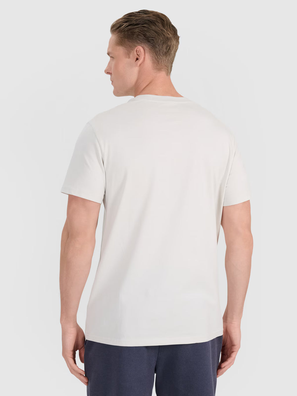 T-shirt regular z nadrukiem męski