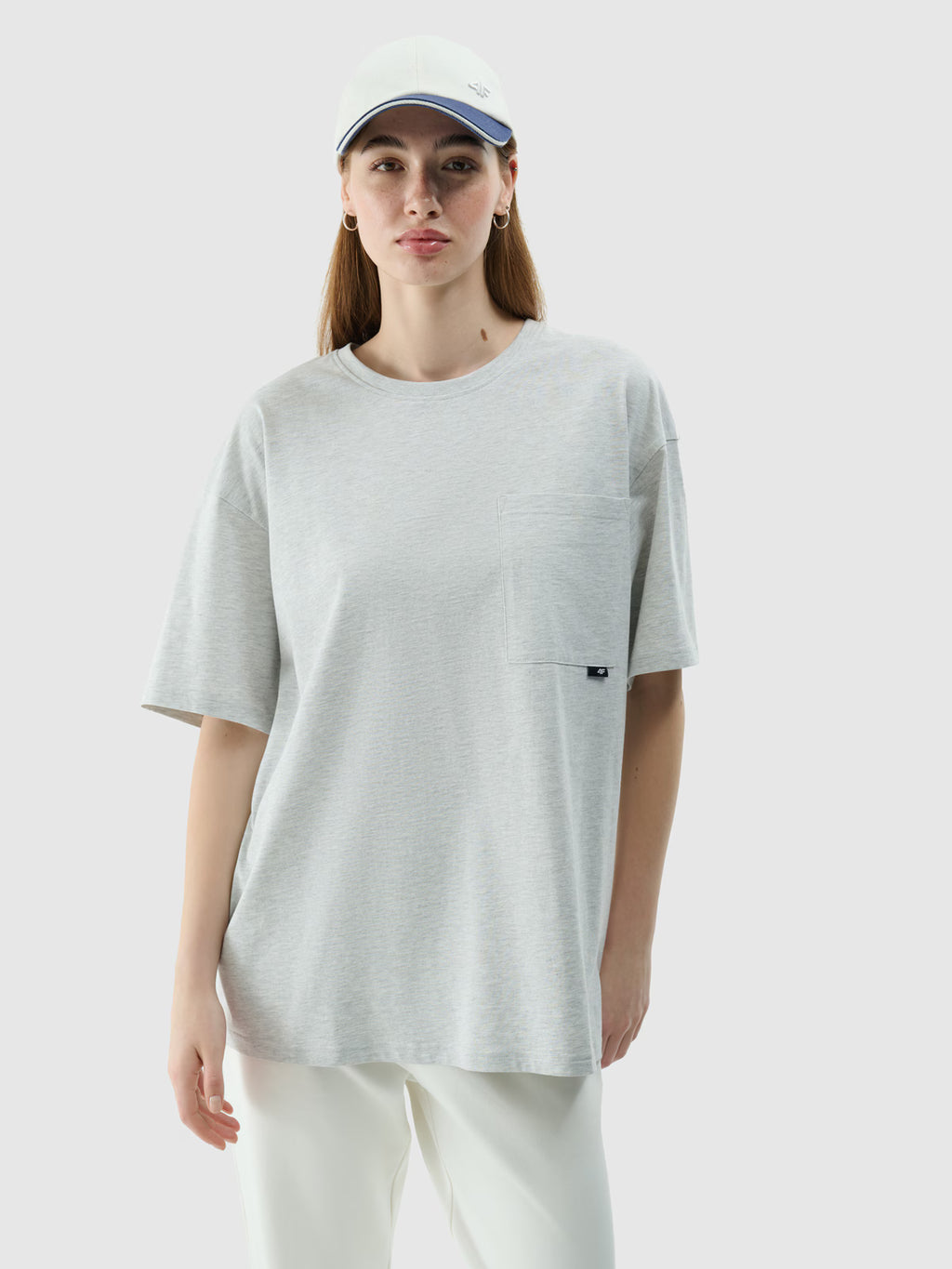 T-shirt oversize gładki uniseks
