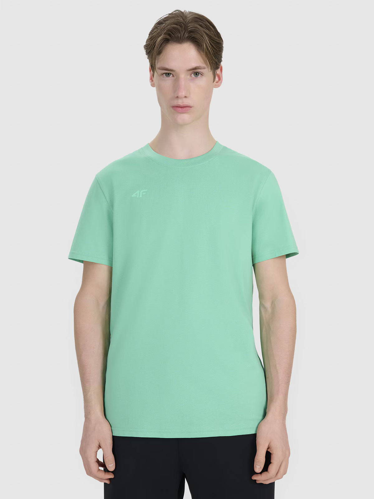 T-shirt regular z nadrukiem męski
