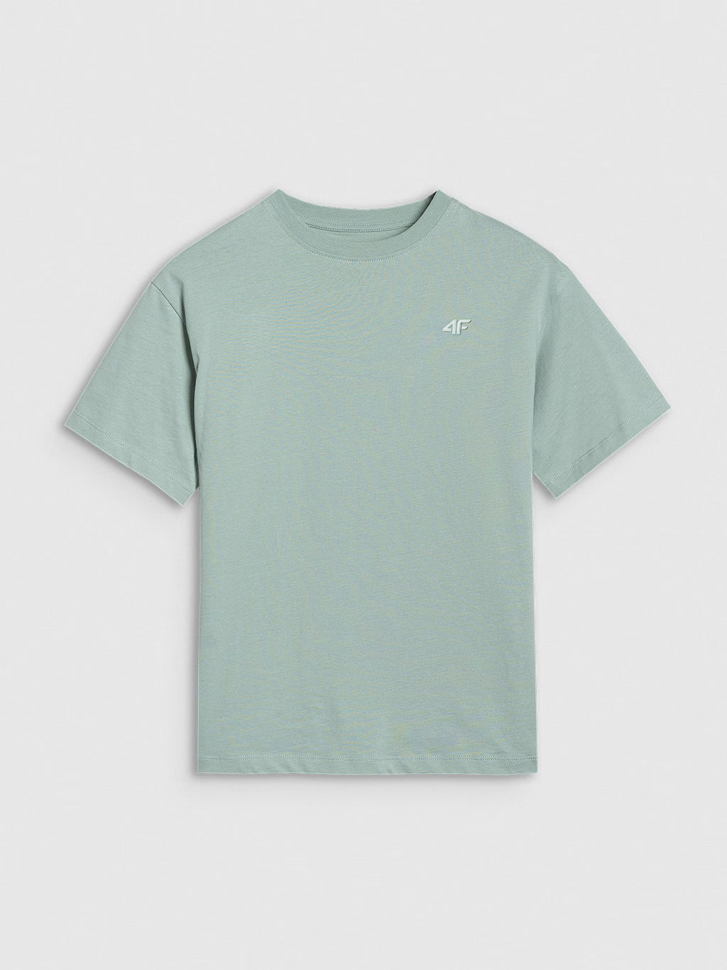 T-shirt oversize gładki dziewczęcy