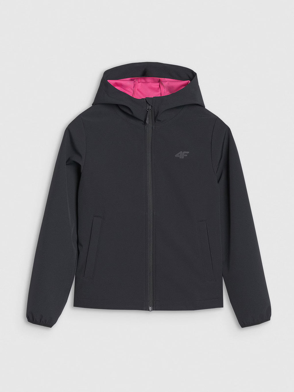 Kurtka softshell wiatroodporna membrana 5000 dziewczęca