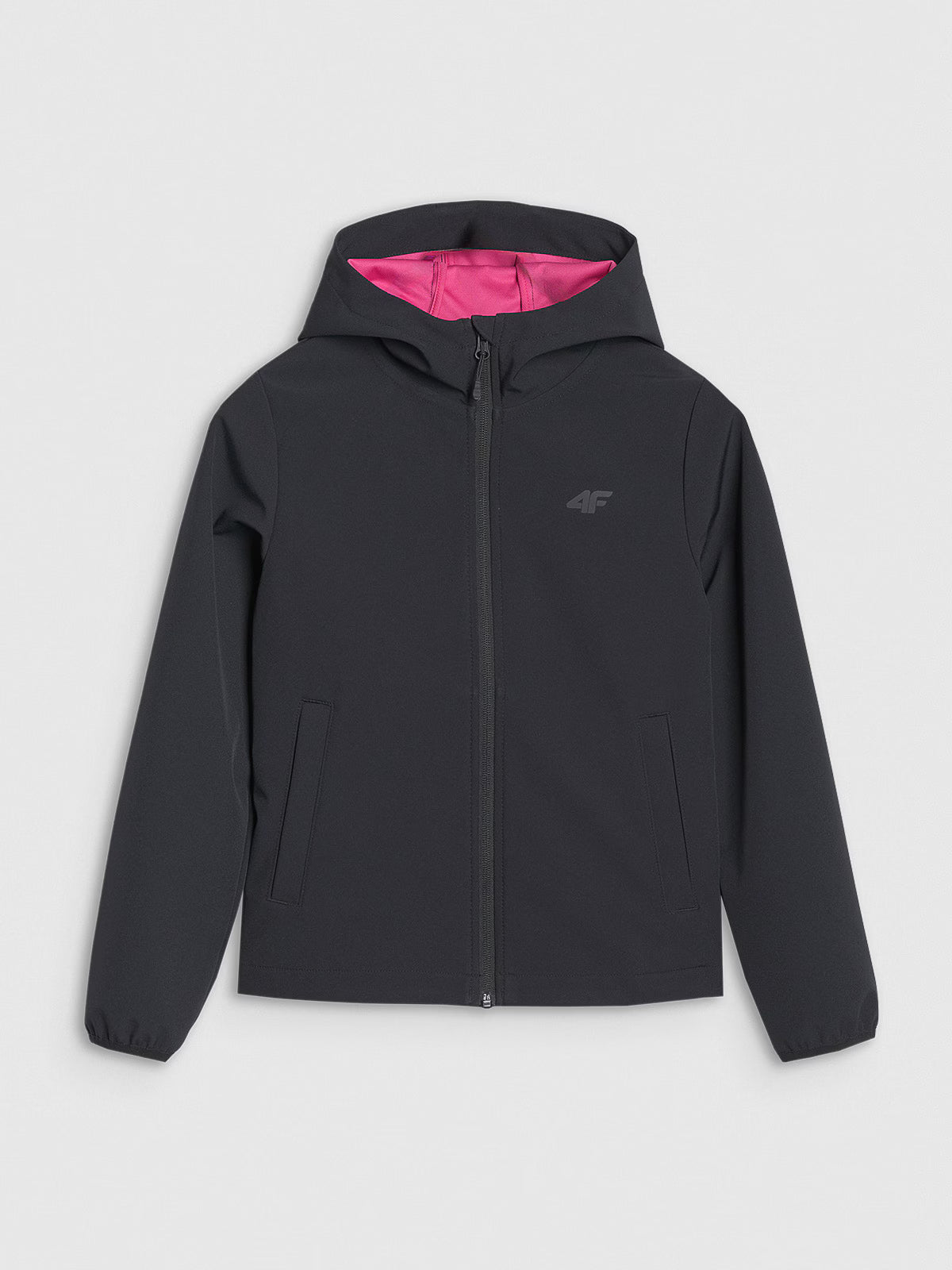 Kurtka softshell wiatroodporna membrana 5000 dziewczęca