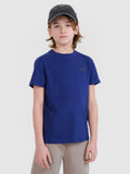 T-shirt regular gładki chłopięcy