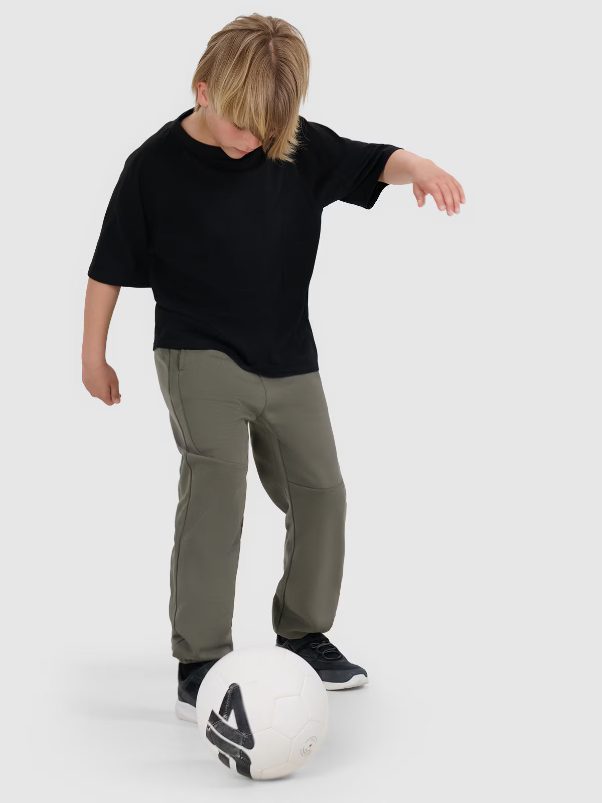 T-shirt oversize gładki chłopięcy