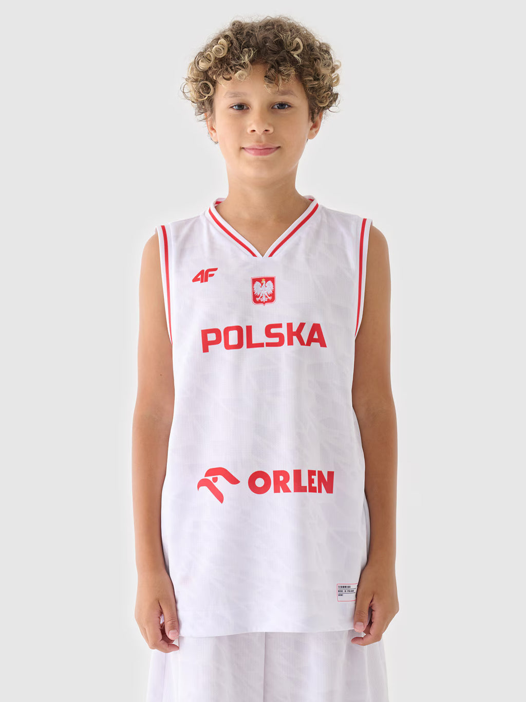 Koszulka reprezentacyjna dziecięca 4F x PZKOSZ 2024