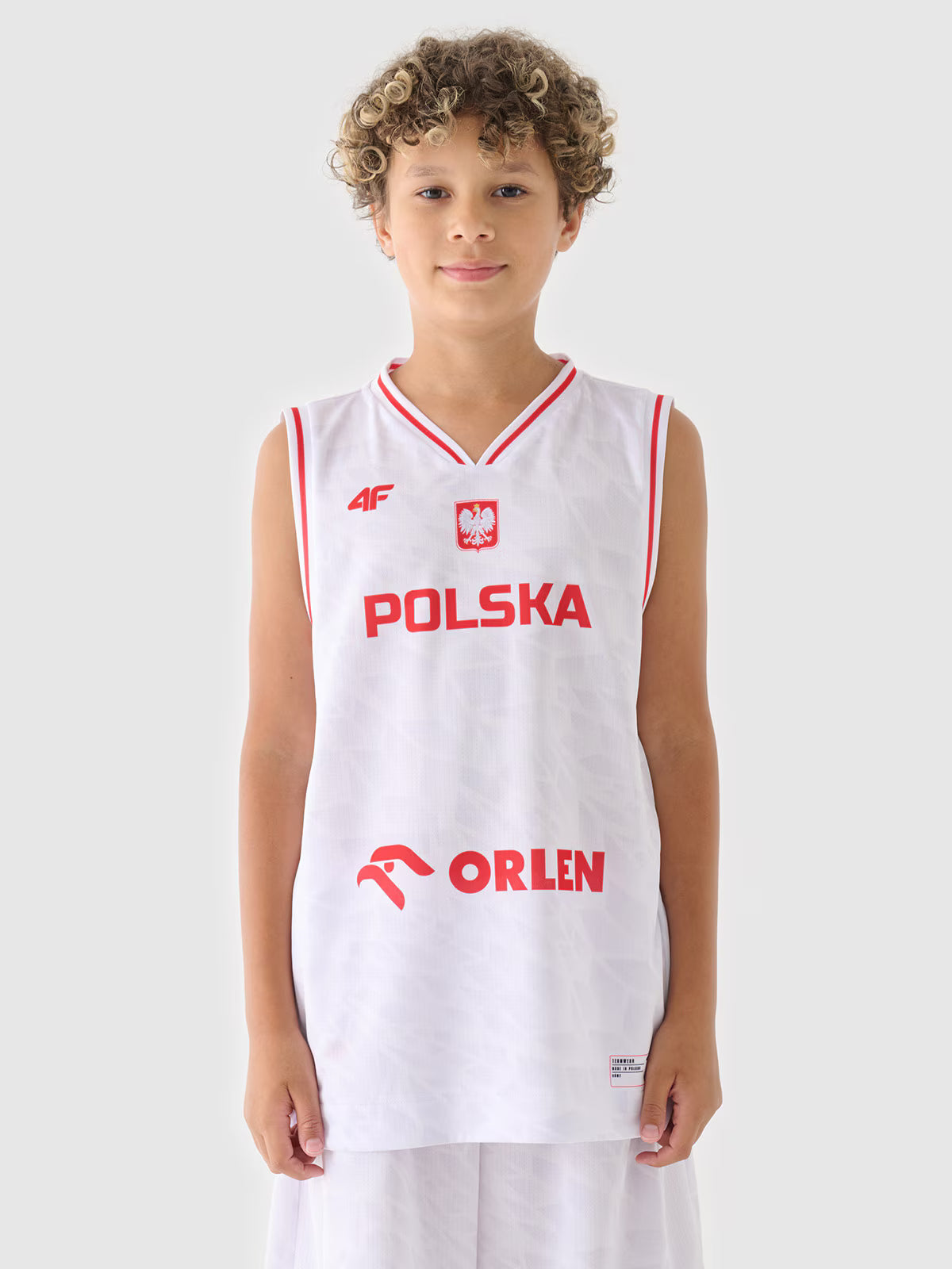 Koszulka reprezentacyjna dziecięca 4F x PZKOSZ 2024
