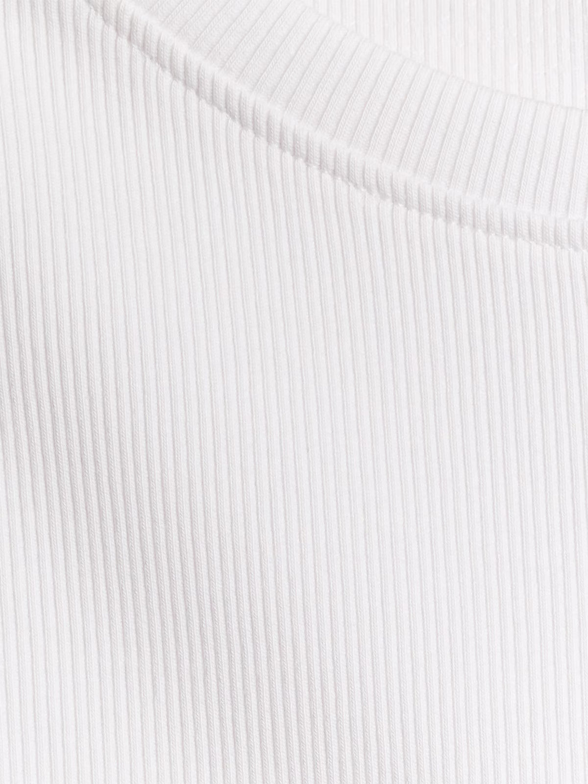 Longsleeve slim z prążkowanej dzianiny damski