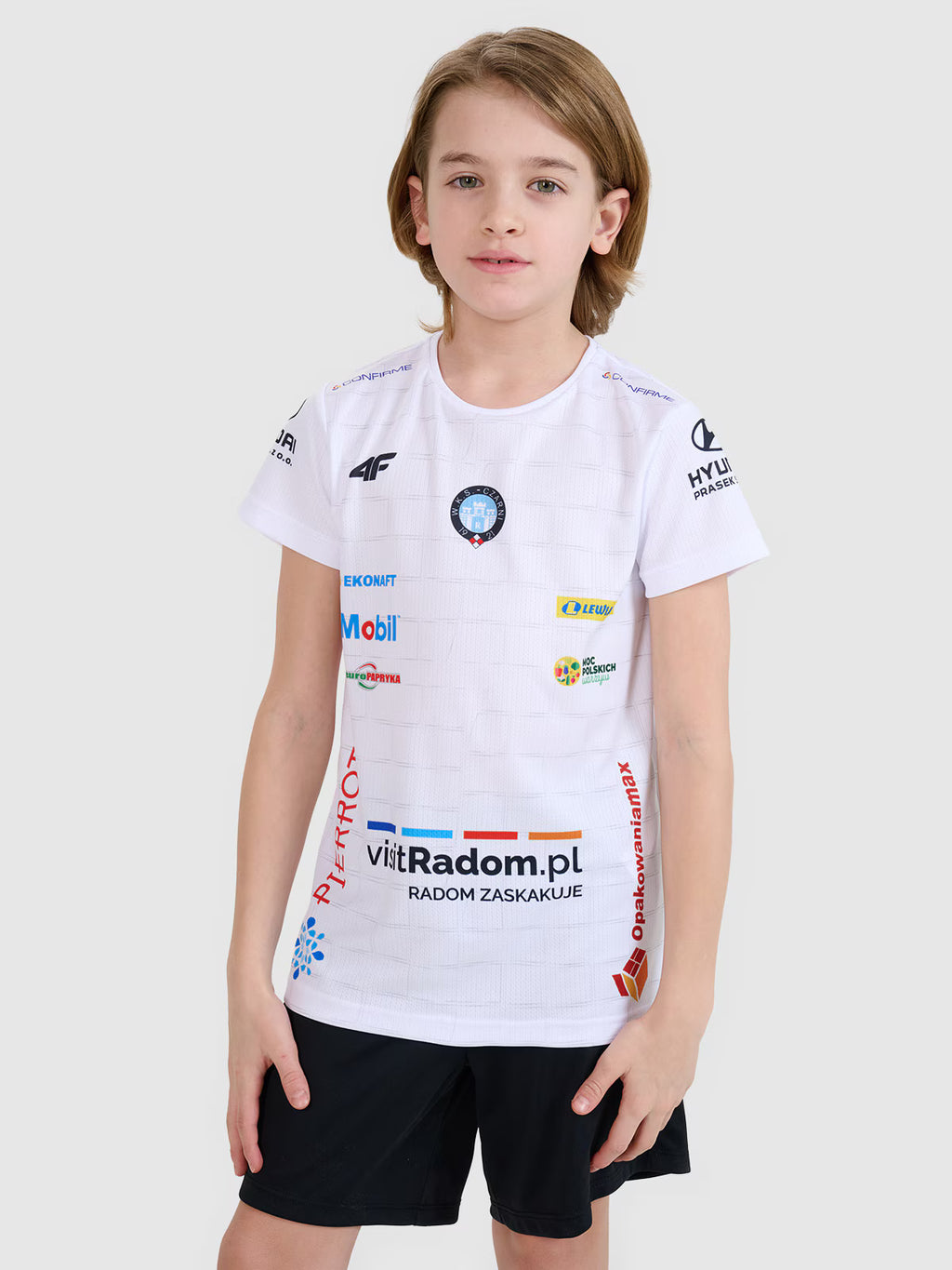 Koszulka meczowa replika wyjazdowa z sezonu 2024/25 dziecięca 4F x Czarni Radom