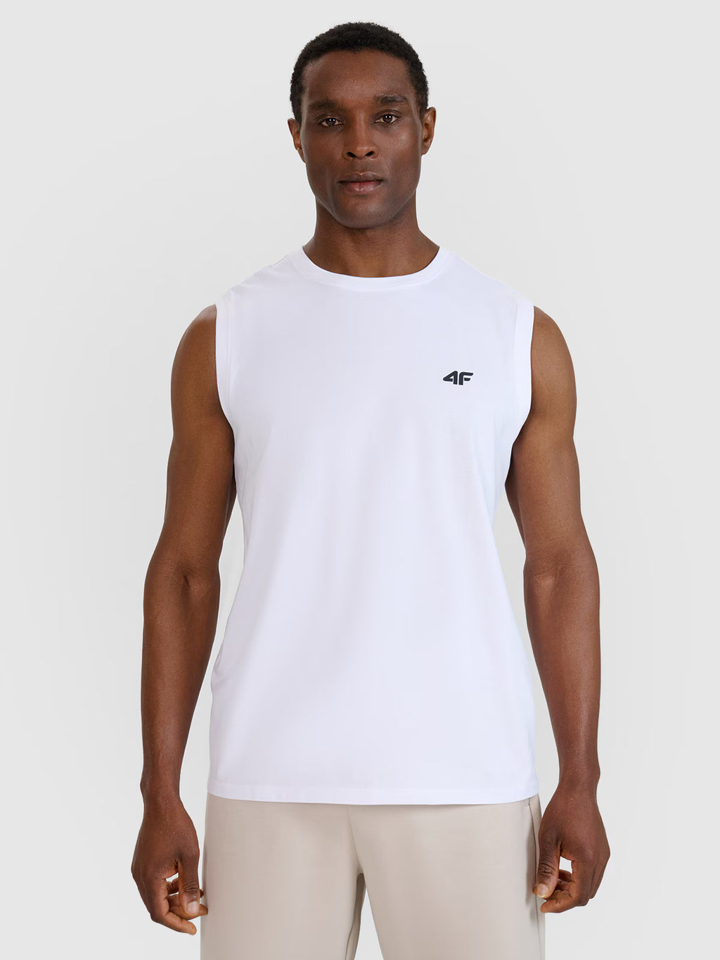 Tank top regular gładki męski